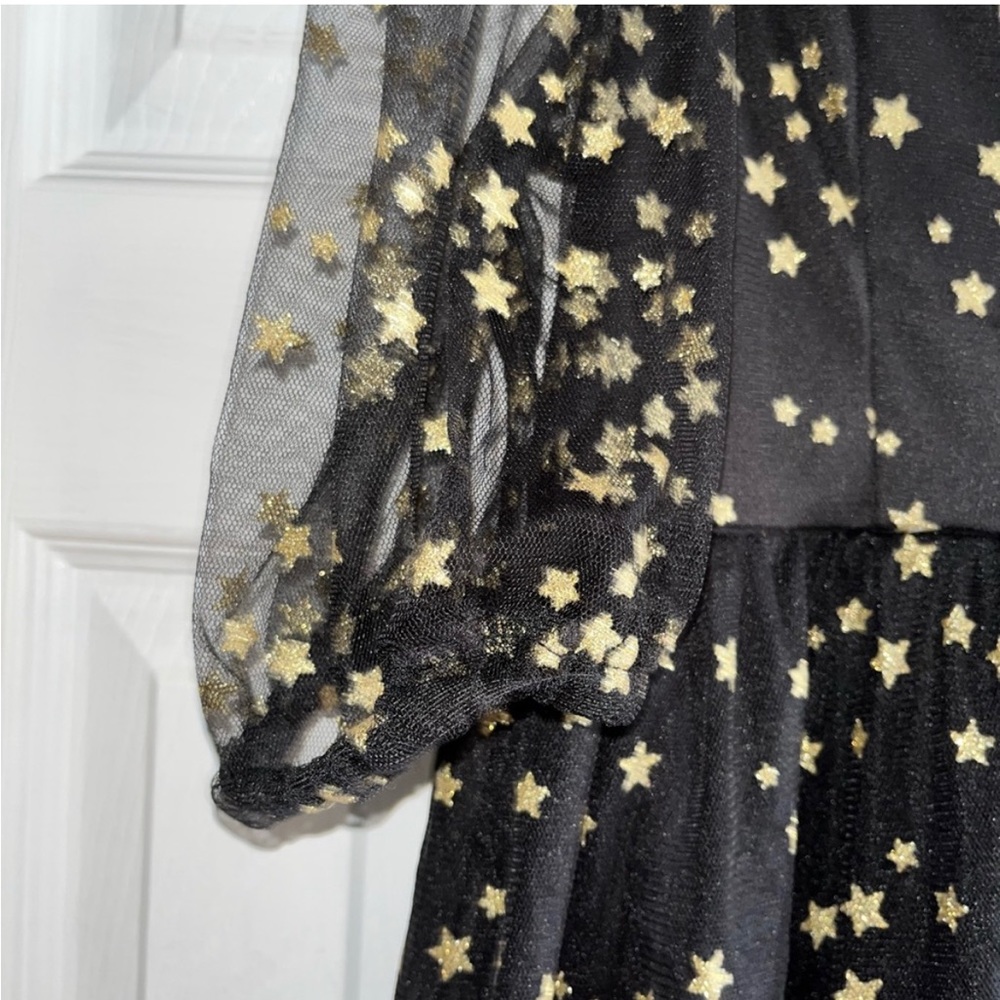 Like New, SHEIN Black with Gold Dress, Size 1XL - Picture 5 of 8
